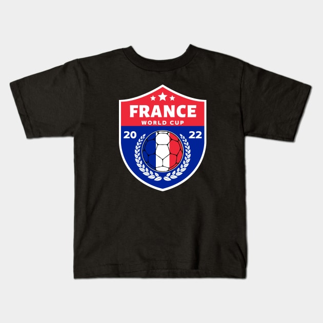 France World Cup Kids T-Shirt by footballomatic